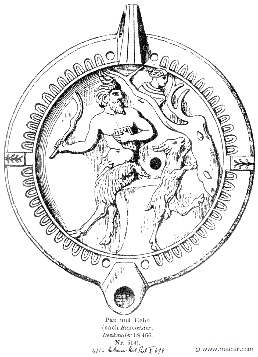 RI.1-1213.jpg - RI.1-1213: Pan and Echo. Wilhelm Heinrich Roscher (Göttingen, 1845- Dresden, 1923), Ausfürliches Lexikon der griechisches und römisches Mythologie, 1884.