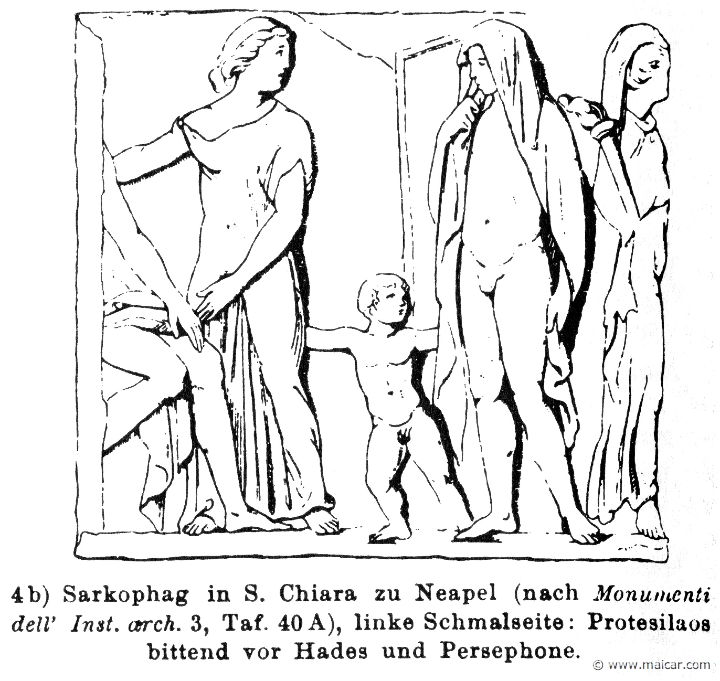 RIII.2-3168.jpg - RIII.2-3168: Protesilaus petitioning before Hades and Persephone. Wilhelm Heinrich Roscher (Göttingen, 1845- Dresden, 1923), Ausfürliches Lexikon der griechisches und römisches Mythologie, 1884.