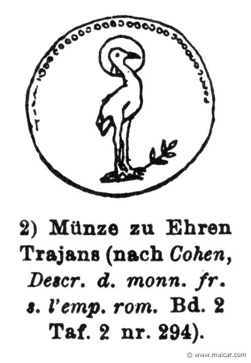 RIII.2-3465b.jpg - RIII.2-3465b: The Phoenix. Wilhelm Heinrich Roscher (Göttingen, 1845- Dresden, 1923), Ausfürliches Lexikon der griechisches und römisches Mythologie, 1884.