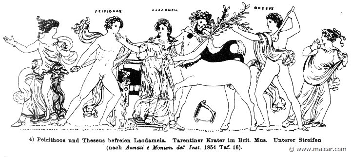 RIII.2-1774.jpg - RIII.2-1774: Pirithous, Laodamia, Centaur, Theseus. Wilhelm Heinrich Roscher (Göttingen, 1845- Dresden, 1923), Ausfürliches Lexikon der griechisches und römisches Mythologie, 1884.