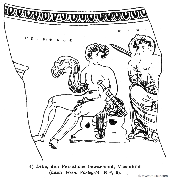 RIII.2-2111.jpg - RIII.2-2111: Pirithous, watched by Dike. Wilhelm Heinrich Roscher (Göttingen, 1845- Dresden, 1923), Ausfürliches Lexikon der griechisches und römisches Mythologie, 1884.