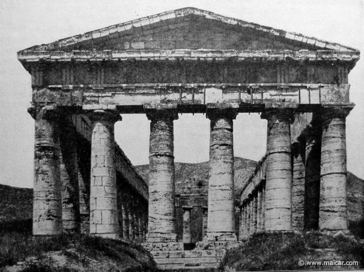 pflugk391.jpg - pflugk391: Der Tempel von Segesta. J.v.Pflugk-Harttung, Weltgeshichte, Band 1: Altertum (Verlag von Ullstein & Co, Berlin, 1910).