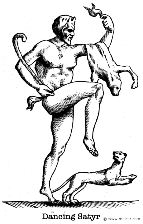 gay202.jpg - gay202: Satyr. Charles Mills Gayley, The Classic Myths in English Literature (1893).