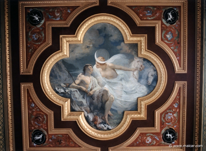 4931.jpg - 4931: Selene and Endymion (ceiling). Ny Carlsberg Glyptotek, Copenhagen.