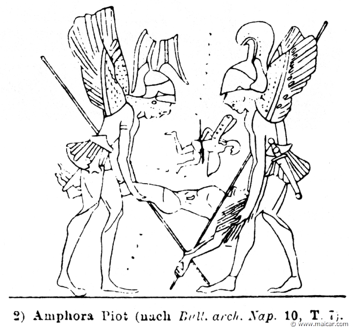 RV-0502b.jpg - RV-0502b: Hypnos and Thanatos. Wilhelm Heinrich Roscher (Göttingen, 1845- Dresden, 1923), Ausfürliches Lexikon der griechisches und römisches Mythologie, 1884.