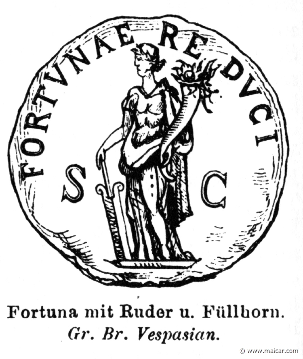 RI.2-1505.jpg - RI.2-1505: Fortuna with rudder and horn of plenty. Wilhelm Heinrich Roscher (Göttingen, 1845- Dresden, 1923), Ausfürliches Lexikon der griechisches und römisches Mythologie, 1884.