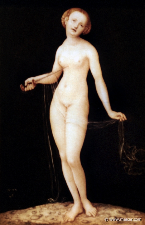 0505.jpg - 0505: Lucas Cranach d.ä. (1472-1533): Lucretia. Gemäldegalerie der Akademie der bildende Künste, Wien.