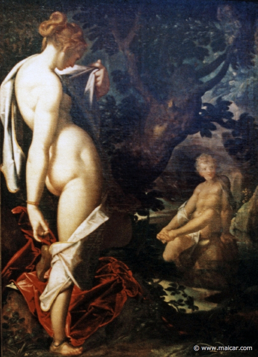 0524.jpg - 0524: Bartholomäus Spranger 1546-1611: Hermaphroditus und die Nymphe Salmacis (1580-82). Künsthistorische Museum, Wien.