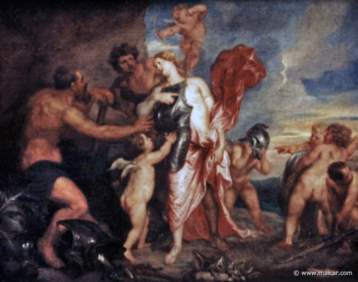 0536.jpg - 0536: Anton van Dyck 1599-1641: Thetis receives Achilles' new armour from Hephaestus. Künsthistorische Museum, Wien.