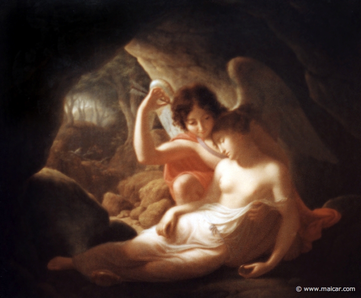 1706.jpg - 1706: C. G. Kratzenstein-Stub (1793-1860): Amor awakes Psyche, 1815. Ny Carlsberg Glyptotek, Copenhagen.