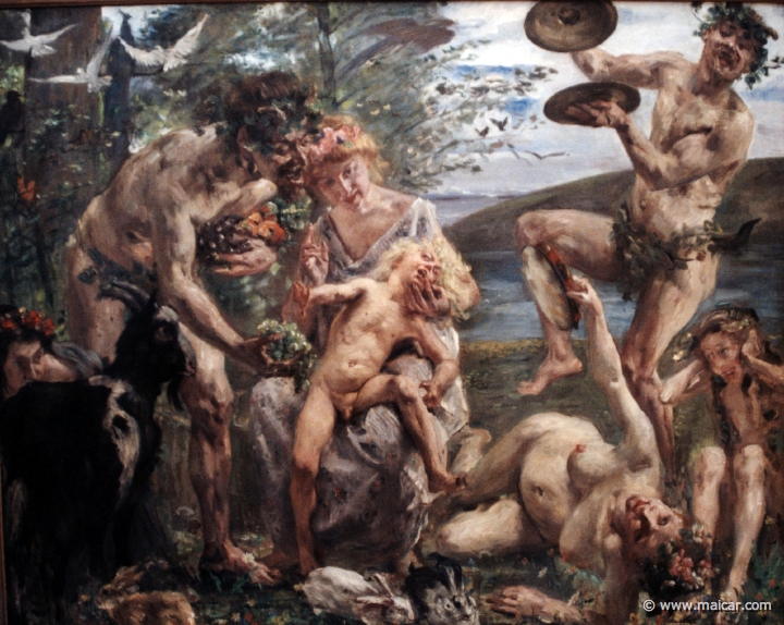 3617.jpg - 3617: Lovis Corinth 1858-1925: Die Kindheit des Zeus, 1905-06. Kunsthalle, Bremen.