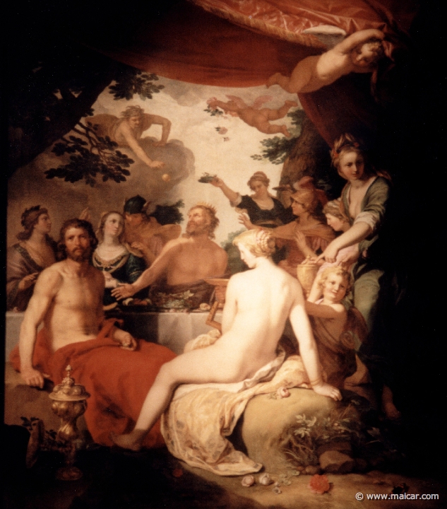 3905.jpg - 3905: A. Bloemaert 1564-1651: Wedding of Peleus and Thetis.