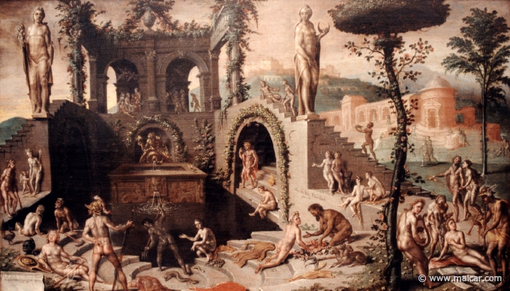 3917.jpg - 3917: Maerten van Heemskerck 1498-1574: De Olympische goden 1556. Museum Boijmans van Beuningen, Rotterdam.