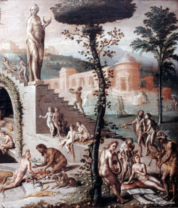 3917detail.jpg - 3917: Maerten van Heemskerck 1498-1574: De Olympische goden 1556. Museum Boijmans van Beuningen, Rotterdam.