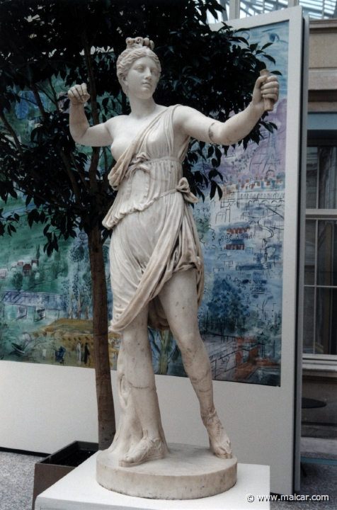 4404.jpg - 4404: Simon Mansion 1773-1854: Nymphe chasseresse. Musée des beaux arts, Rouen.