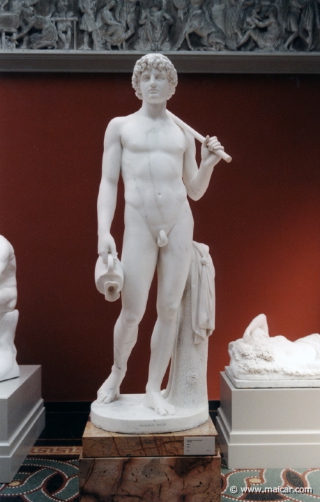 4911.jpg - 4911: Hermann Wilhelm Bissen 1798-1868: Hylas, 1846. Ny Carlsberg Glyptotek, Copenhagen.