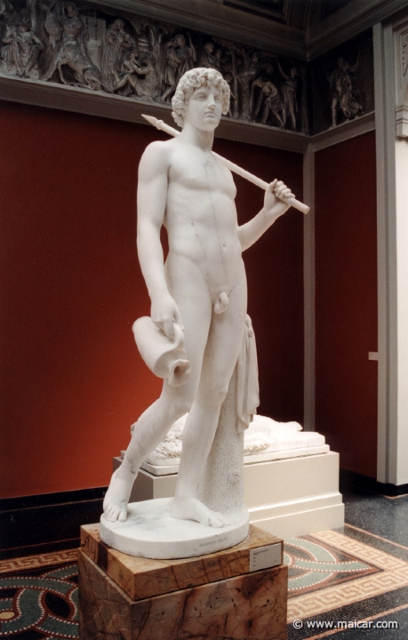 4912.jpg - 4912: Hermann Wilhelm Bissen 1798-1868: Hylas, 1846. Ny Carlsberg Glyptotek, Copenhagen.