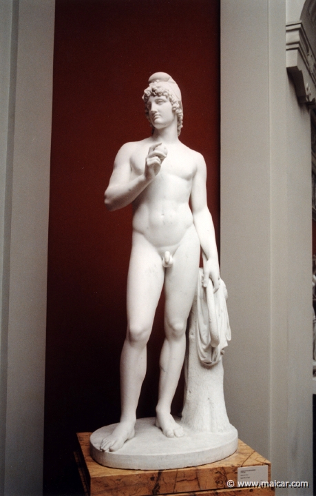 4915.jpg - 4915: Hermann Wilhelm Bissen 1798-1868: Paris with the apple. Ny Carlsberg Glyptotek, Copenhagen.