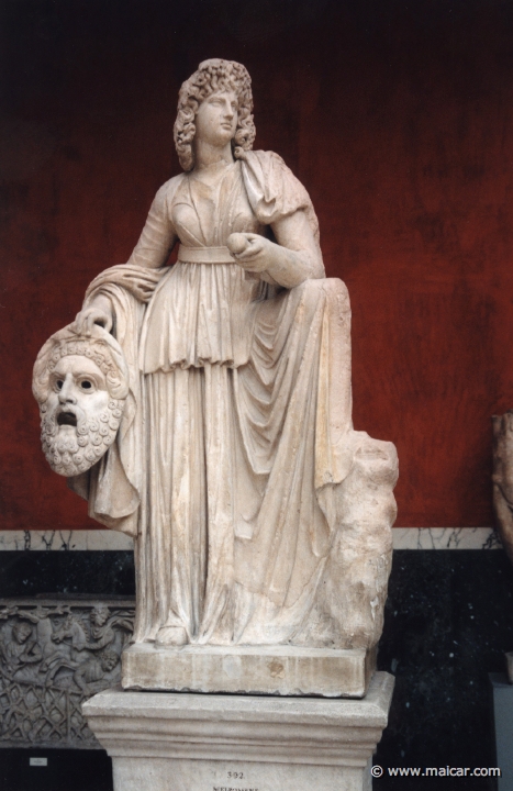 5024.jpg - 5024: Melpomene, Roman copy. Ny Carlsberg Glyptotek, Copenhagen.