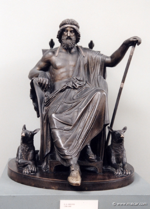 5129.jpg - 5129: H. E. Freund 1786-1840: Odin 1822. Ny Carlsberg Glyptotek, Copenhagen.