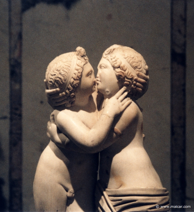 5811.jpg - 5811: Amour et Psyche IV siècle après J.-C. Ostia Antica, Musée. Musée Rath, Genève.