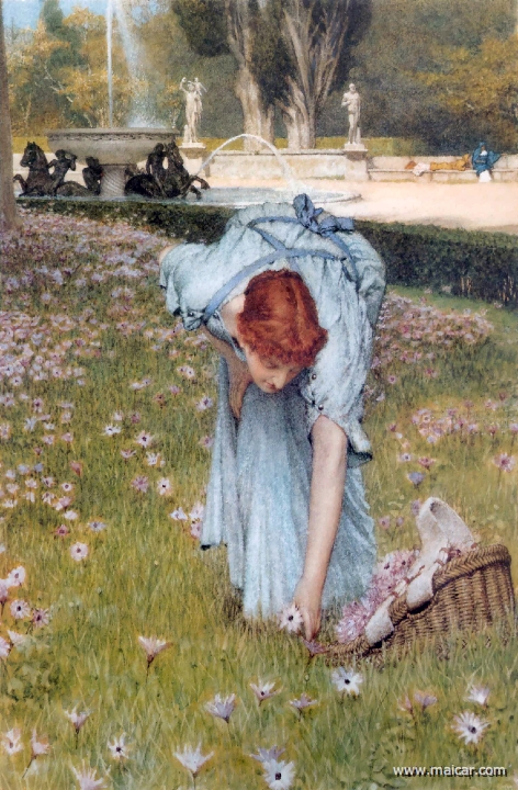 alma004.jpg - alma004: Sir Lawrence Alma-Tadema (1836-1912): Flora (1877).