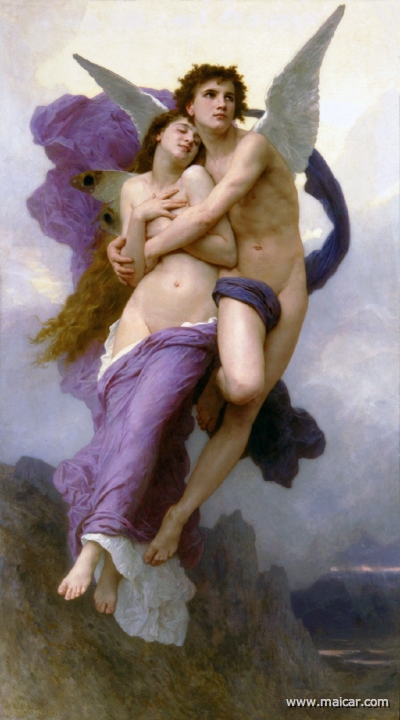 bouguereau001.jpg - bouguereau001: William-Adolphe Bouguereau (1825-1905): Le ravissement de Psyche.