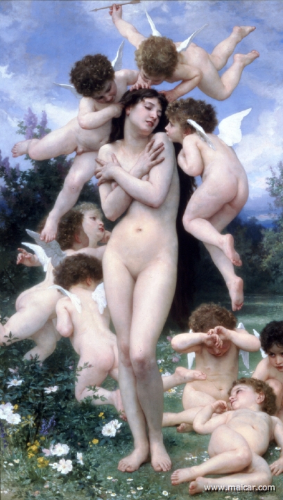 bouguereau003.jpg - bouguereau003: William-Adolphe Bouguereau (1825-1905): Le Printemps (1866).