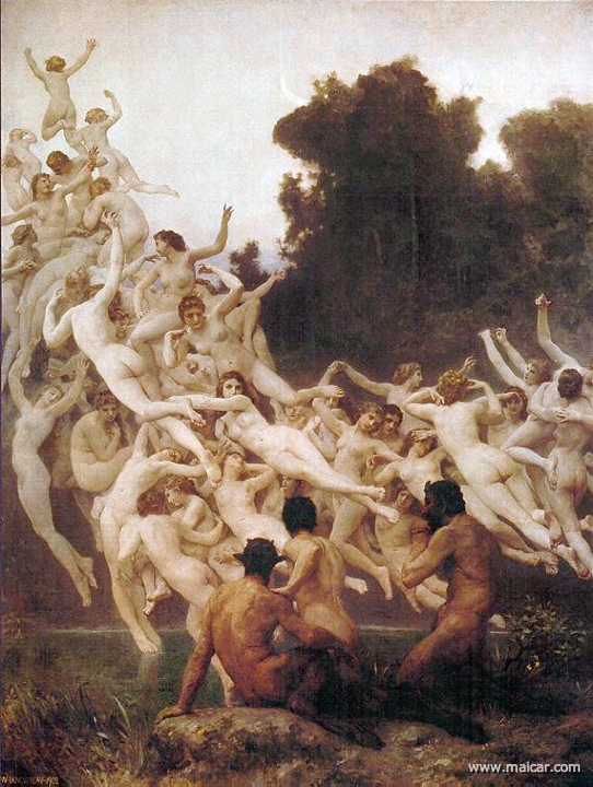 bouguereau013.jpg - bouguereau013: William-Adolphe Bouguereau (1825-1905): Les Oréades (1902).