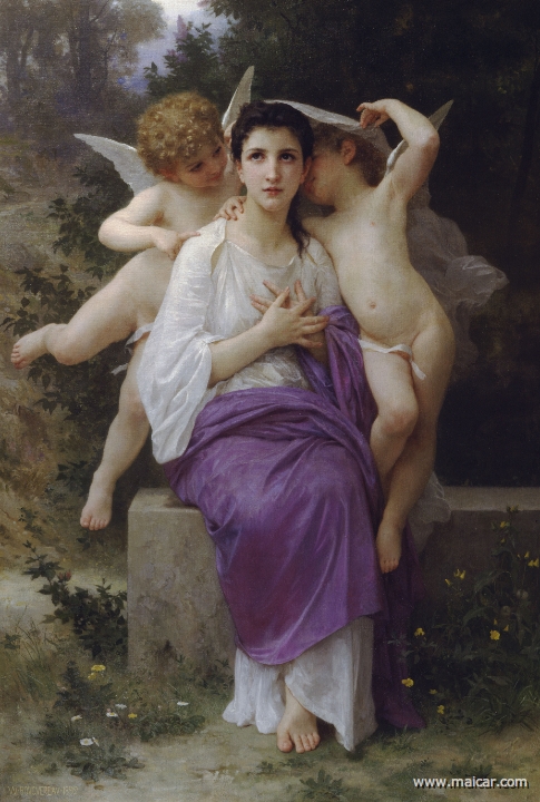 bouguereau022.jpg - bouguereau022: William-Adolphe Bouguereau (1825-1905): L'Eveil du Coeur (1892).