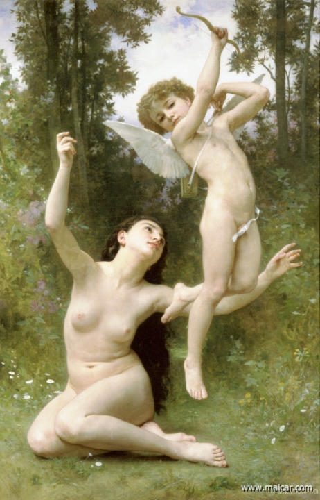 bouguereau028.jpg - bouguereau028: William-Adolphe Bouguereau (1825-1905): L'Amour s'envole (1901).