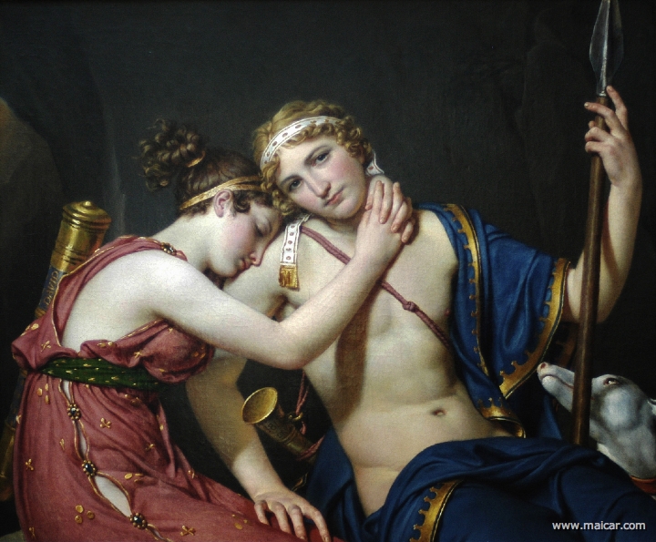 david002.jpg - david002: Jacques-Louis David (1748-1825): The Farewell of Telemachus and Eucharis.