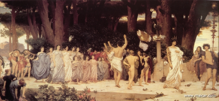 leighton011.jpg - leighton011: Frederic Leighton (1830-1896): The Daphnephoria (c. 1874-1876).