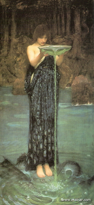 waterhouse011.jpg - waterhouse011: John William Waterhouse (1849-1917): Circe Invidiosa (1892).