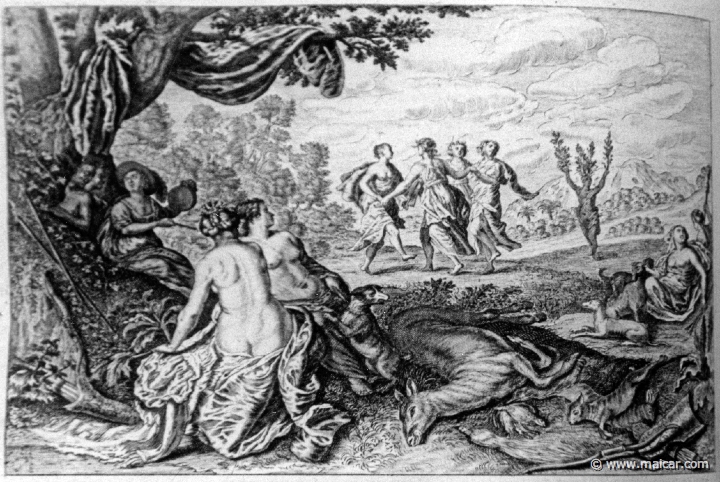 2826.jpg - 2826: Peasant turns into olive tree.Les METAMORPHOSES D’OVIDE EN LATIN ET FRANÇOIS, DIVISÉES EN XV LIVRES. TRADUCTION DE Mr. PIERRE DU-RYER PARISIEN, DE L’ACADEMIE FRANÇOISE. MDCLXXVII.