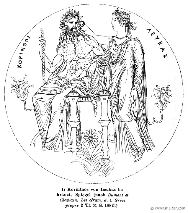 RII.2-2089.jpg - RII.2-2089: Leucas crowning Corinthus.Wilhelm Heinrich Roscher (Göttingen, 1845- Dresden, 1923), Ausfürliches Lexikon der griechisches und römisches Mythologie, 1884.