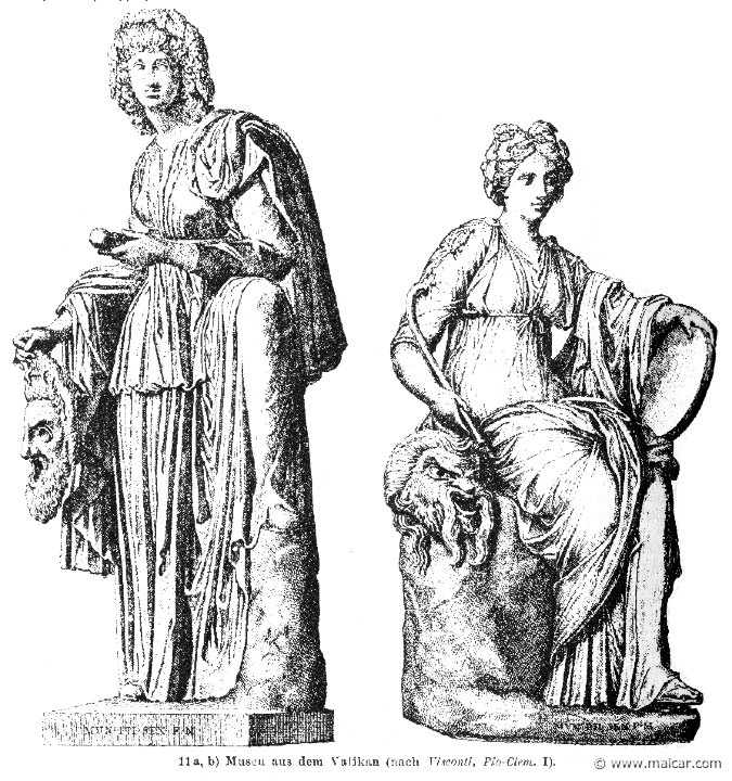 RII.2-3279.jpg - RII.2-3279: Muses.Wilhelm Heinrich Roscher (Göttingen, 1845- Dresden, 1923), Ausfürliches Lexikon der griechisches und römisches Mythologie, 1884.