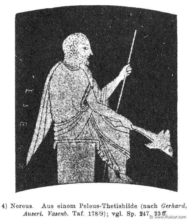 RIII.1-0246.jpg - RIII.1-0246: Nereus.Wilhelm Heinrich Roscher (Göttingen, 1845- Dresden, 1923), Ausfürliches Lexikon der griechisches und römisches Mythologie, 1884.