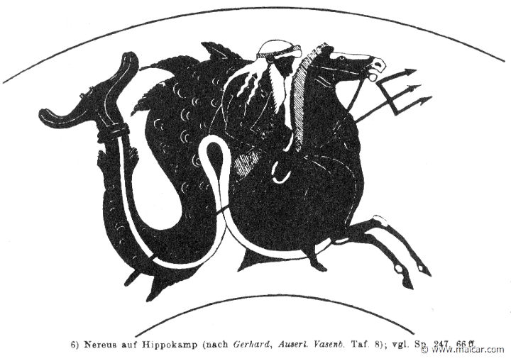 RIII.1-0247b.jpg - RIII.1-0247b: Nereus.Wilhelm Heinrich Roscher (Göttingen, 1845- Dresden, 1923), Ausfürliches Lexikon der griechisches und römisches Mythologie, 1884.