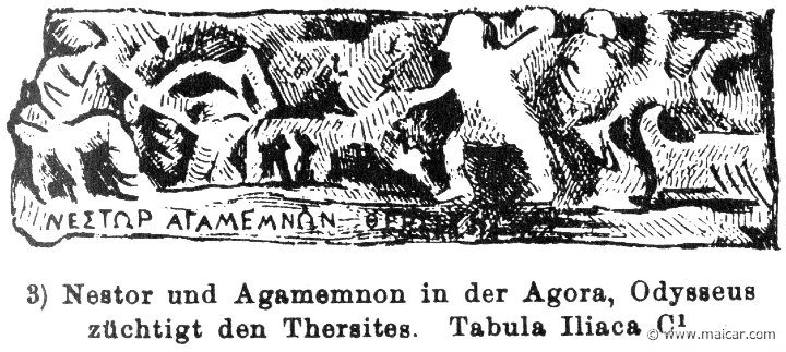 RIII.1-0293b.jpg - RIII.1-0293b: Nestor, Agamemnon, Odysseus.Wilhelm Heinrich Roscher (Göttingen, 1845- Dresden, 1923), Ausfürliches Lexikon der griechisches und römisches Mythologie, 1884.