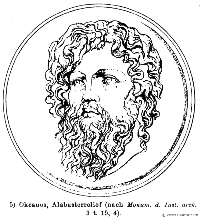 RIII.1-0819b.jpg - RIII.1-0819b: Oceanus.Wilhelm Heinrich Roscher (Göttingen, 1845- Dresden, 1923), Ausfürliches Lexikon der griechisches und römisches Mythologie, 1884.