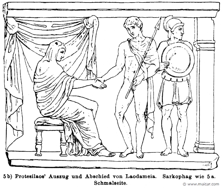 RIII.2-3171.jpg - RIII.2-3171: Farewell of Protesilaus and Laodamia.Wilhelm Heinrich Roscher (Göttingen, 1845- Dresden, 1923), Ausfürliches Lexikon der griechisches und römisches Mythologie, 1884.