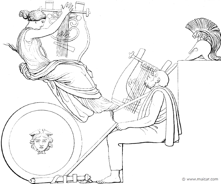 il000flax.jpg - il000flax: Homer and his Muse. John Flaxman (1755 – 1826).