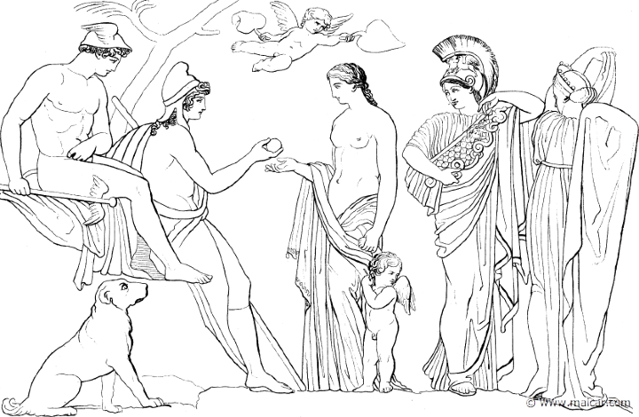 il451flax.jpg - il451flax: The Judgment of Paris. John Flaxman (1755 – 1826).